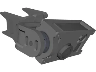 Gimbal Go Pro 3D Model preview