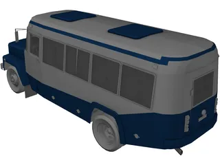 KAvZ 3976 3D Model preview