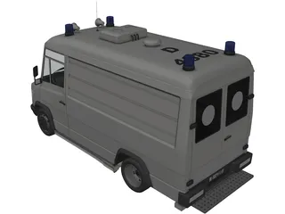 Mercedes-Benz Vario Rettungs 3D Model preview