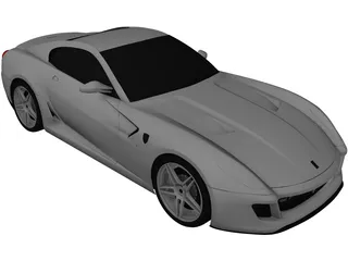 Ferrari 599 GTB Fiorano 3D Model preview