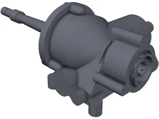 Bell 206 Gearbox 3D Model preview