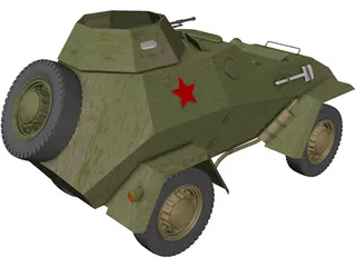 BA-64 3D Model preview