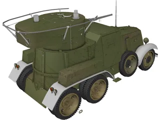 BA-6 3D Model preview