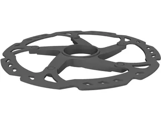 Shimano Disc 160 Centerlock XTR 3D Model preview