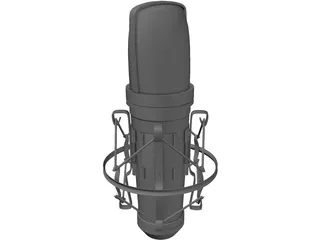 Marshall Electronics Microphone 3D Model preview