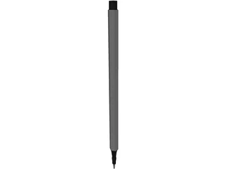 Stabilo Pen 3D Model preview