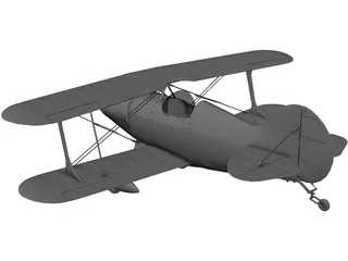 Pitts Special S-1 3D Model preview