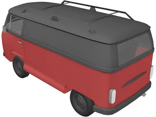 Volkswagen Type 2 3D Model preview