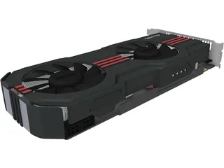 Nvidia GeForce GTX 560Ti 3D Model preview
