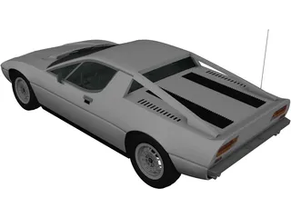 Maserati Merak (1972) 3D Model preview