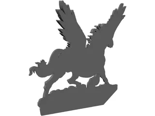 Pegasus 3D Model preview