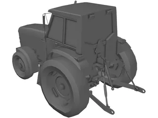 Tractor 3D Model preview