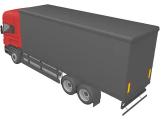 MAN Truck 3D Model preview