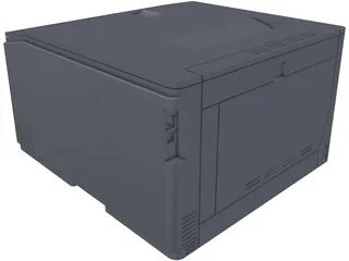 Printer HP LaserJet Colour Pro 200 M251N 3D Model preview
