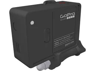GoPro Hero 3 HD Camera 3D Model preview