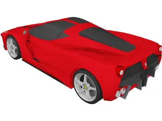 Ferrari LaFerrari (F70) (2014) 3D Model preview