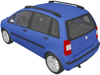 Fiat Idea (2005) 3D Model preview