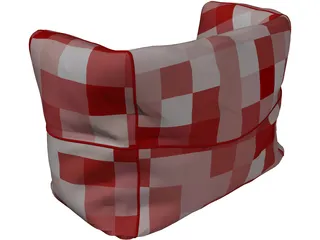Comfy Chair 3D Model preview