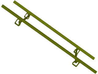 Military Stretcher 3D Model preview
