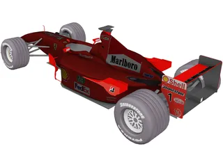 Ferrari F1 (2007) 3D Model preview