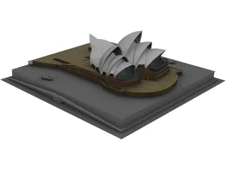 Sydney Opera House 3D Model preview