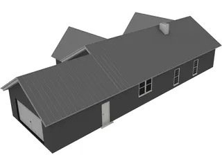 Cottage 3D Model preview