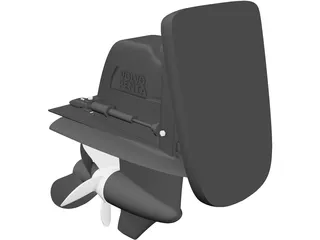 Volvo Penta Stern Drive 3D Model preview