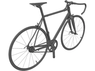 Road Bike 3D Model preview