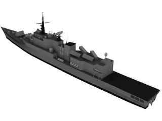 Maestrale Frigate 3D Model preview