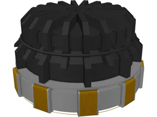 Iron Man Arc Reactor 3D Model preview