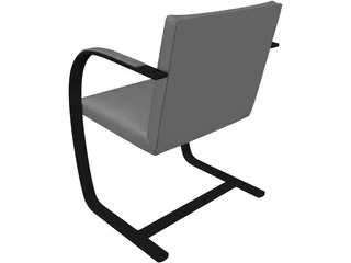 Brno Chair 3D Model preview
