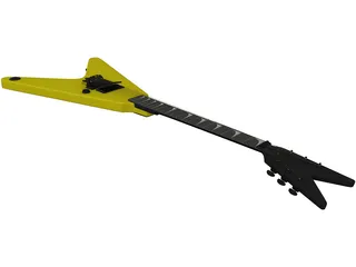 Electric Guitar 3D Model preview