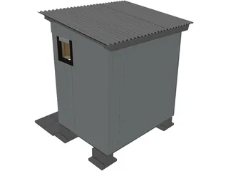 Street WC 3D Model preview
