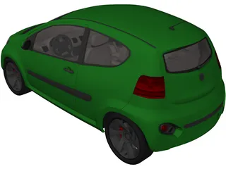 Kia Concept Car 3D Model preview