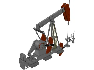 Oil Pump 3D Model preview
