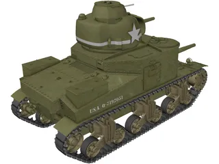 M3 Lee 3D Model preview