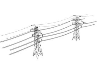 Electric Tower 3D Model preview