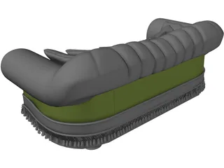 Sofa Jumbo Style 3D Model preview
