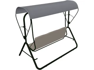 Bench 3D Model preview