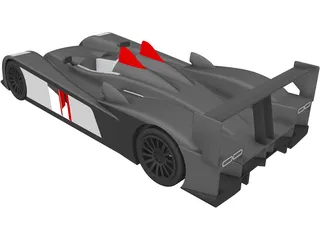 Audi R10 TDi Le Mans 3D Model preview