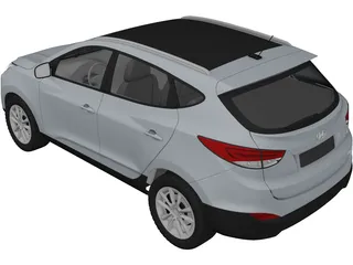 Hyundai ix35 (2011) 3D Model preview