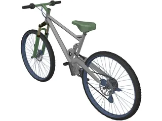 Mountain Bike 3D Model preview