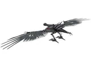 Laserbeak Mechanical Bird 3D Model preview