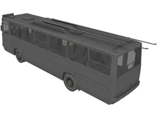 Ikarus 260 GVM Trolleybus 3D Model preview