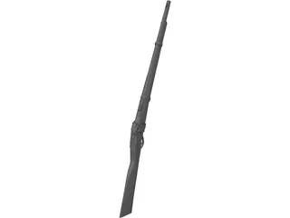 Sharps Cavalry Carbine 3D Model preview