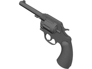 Smith&Wesson Police Model 1917 3D Model preview