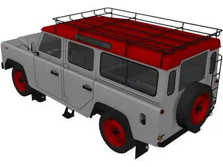 Land Rover Defender 110 3D Model preview