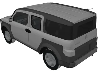Honda Element 3D Model preview