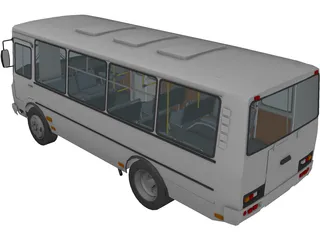 PAZ 3205 3D Model preview
