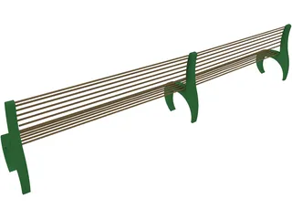 Bench 3D Model preview